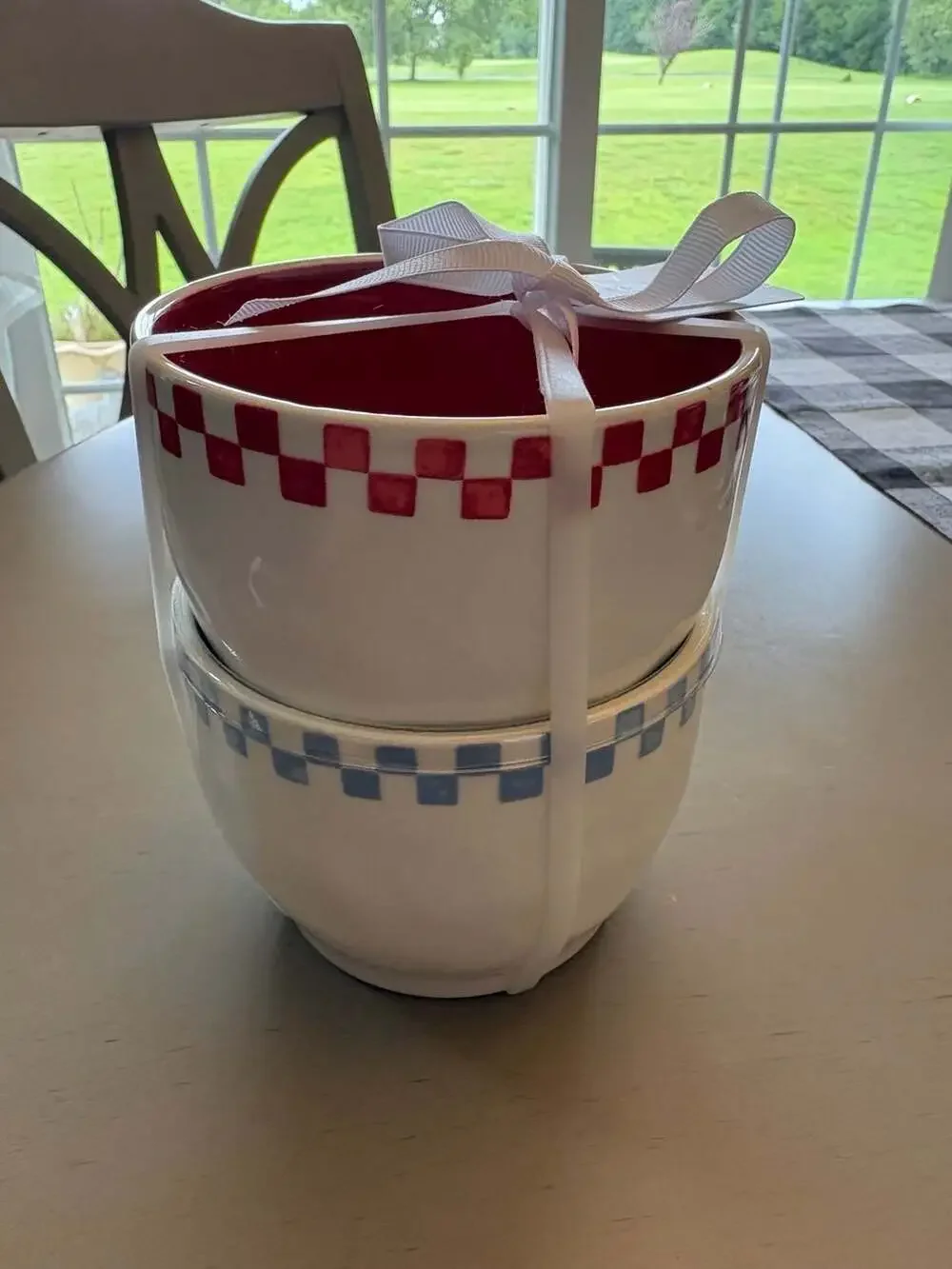 Rae Dunn Artisan Collection Ice Cream and Sundae Ceramic Bowl Set